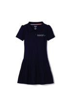 Load image into Gallery viewer, Emerging Minds Dress with embroidery Navy
