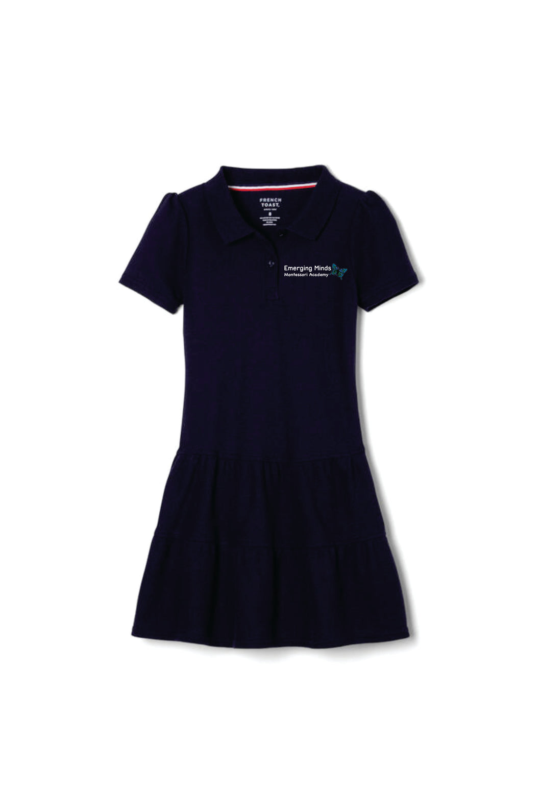 Emerging Minds Dress with embroidery Navy