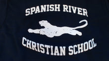 Load image into Gallery viewer, Spanish River Christian Sweatshirt G18000 Navy
