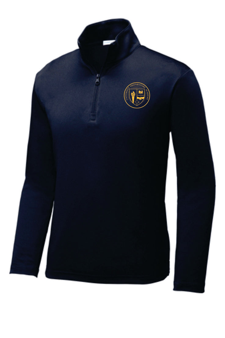 1/4 Zip Top University Preparatory Academy